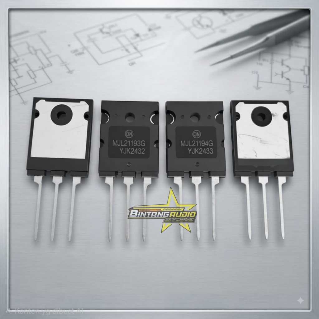 Final Transistor MJL 21193 21194 - MJL21193 MJL21194 kualitas bagus