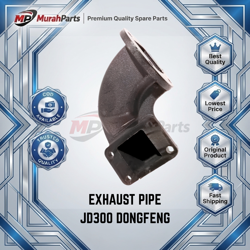 Exhaust Pipe JD300 Dongfeng / Leher Knalpot Mesin Diesel JD300 JD 300