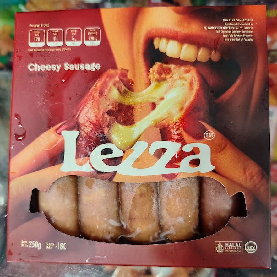 Lezza Cheesy Sausage Sosis keju lumer