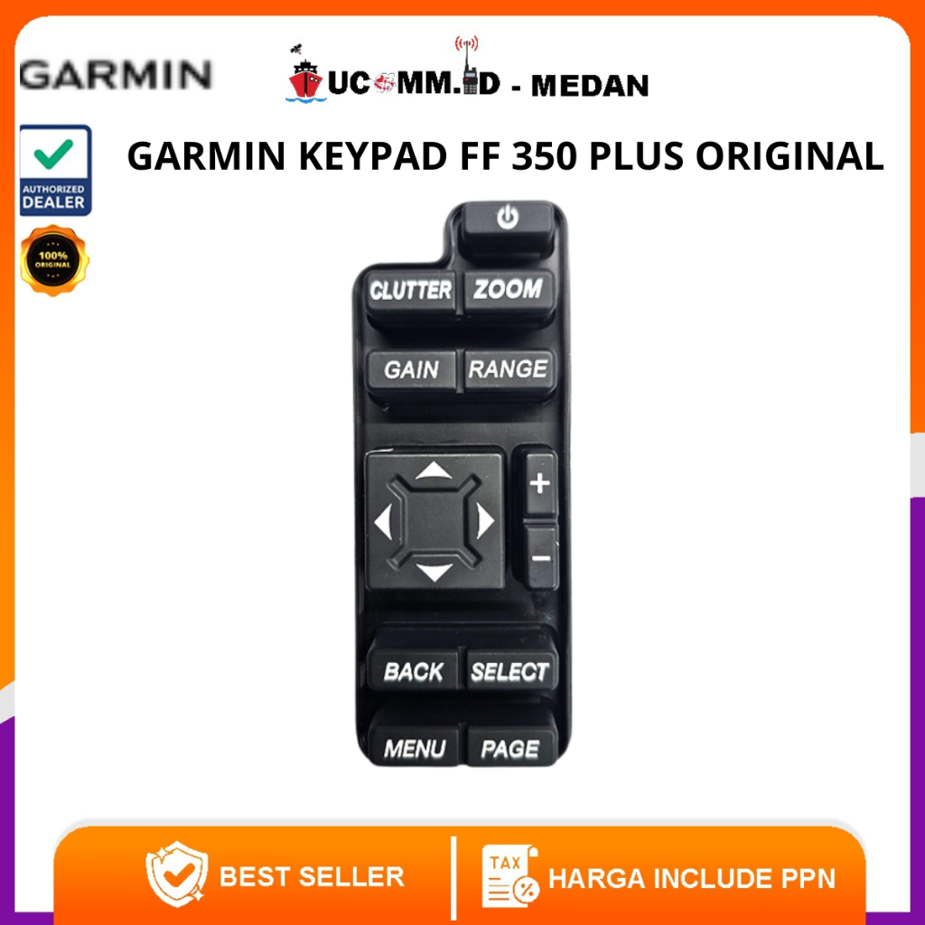 GARMIN Keypad FF 350 Plus Tombol Keypad Garmin Fishfinder 350+ FF 350Plus Original