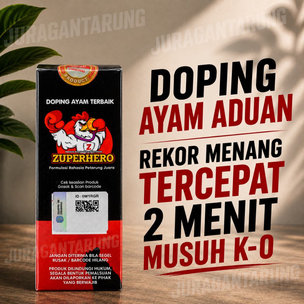 [ZUPERHERO ORIGINAL],Doping Ayam Aduan Paling Bagus,Doping Ayam Aduan Terganas,Doping Ayam Aduan