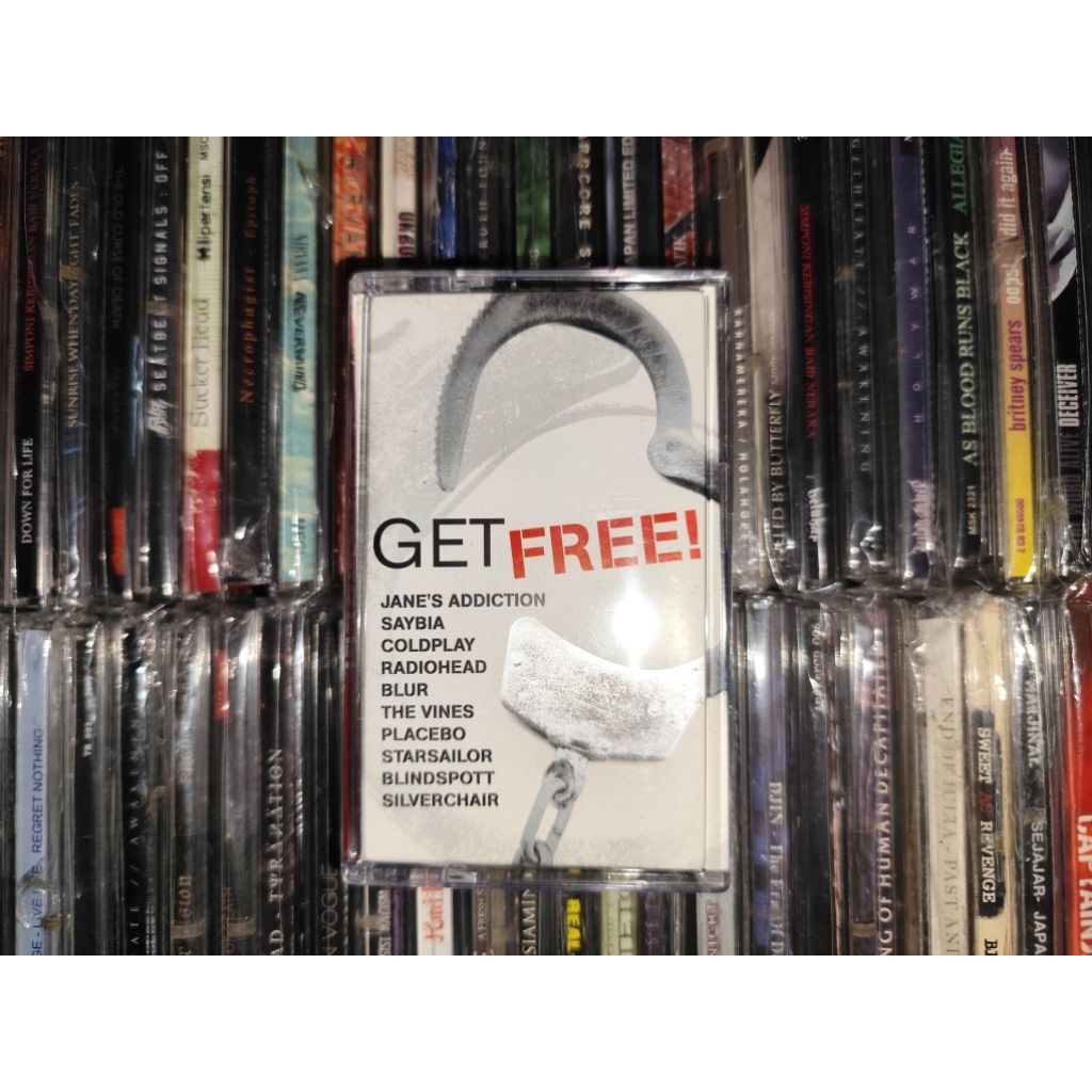 Kaset Kompilasi Get Free - Jane's Addiction, The Vines, Coldplay, Radiohead, Blur, Placebo