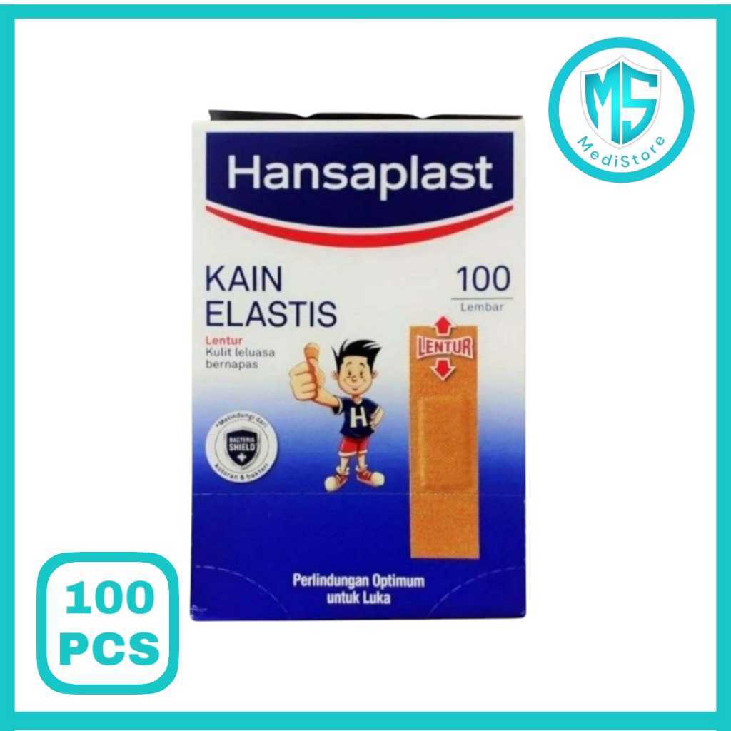 Plester Hansaplast Kain Elastis 100 Lembar  Plester Hansaplast 100 Lembar
