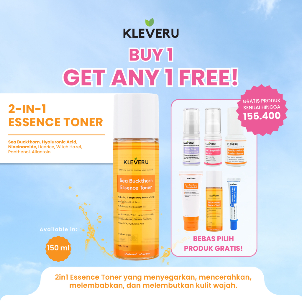 KLEVERU Sea Buckthorn Essence Toner 150ml