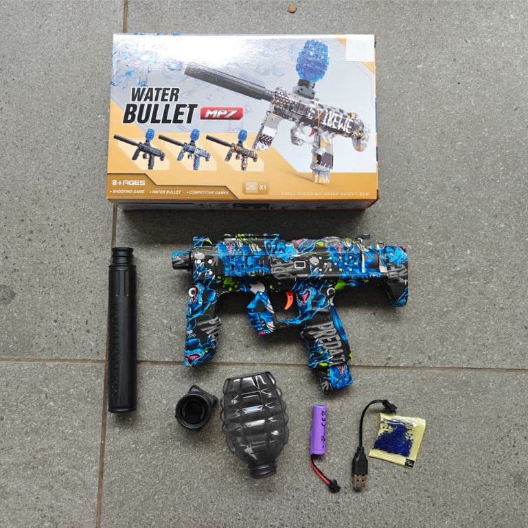 35B-77KPT Mainan Water Gel Blaster Anak Laki Laki M416 Gell Tembak Tembakan Elektrik Otomatis FPS SN