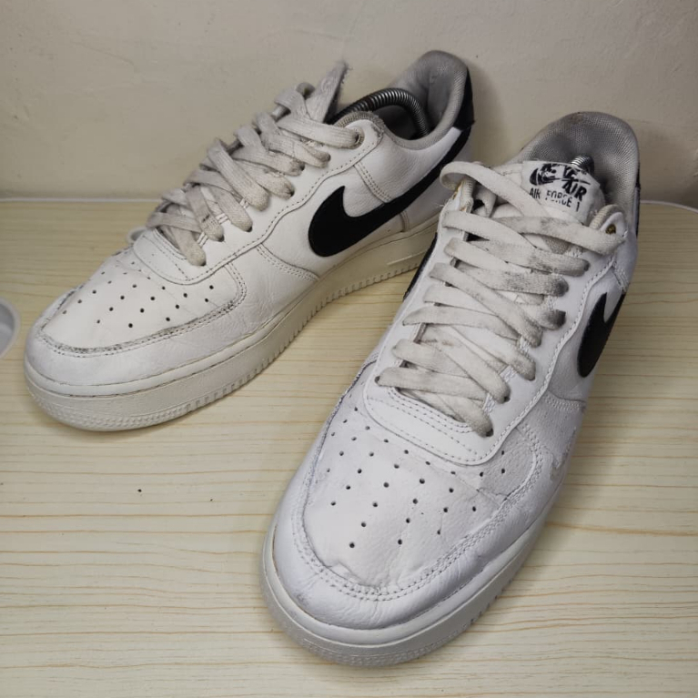 Nike Air Force 1 Size 44 Insole 28 cm Sepatu Sneakers Preloved Bekas Second