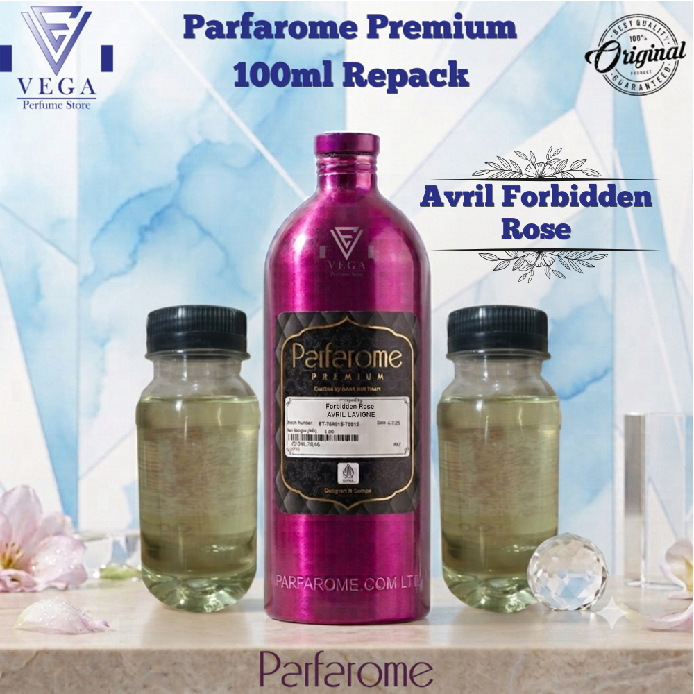 AVRIL FORBIDDEN ROSE PARFAROME PREMIUM 100ML REPACK MURNI BIBIT