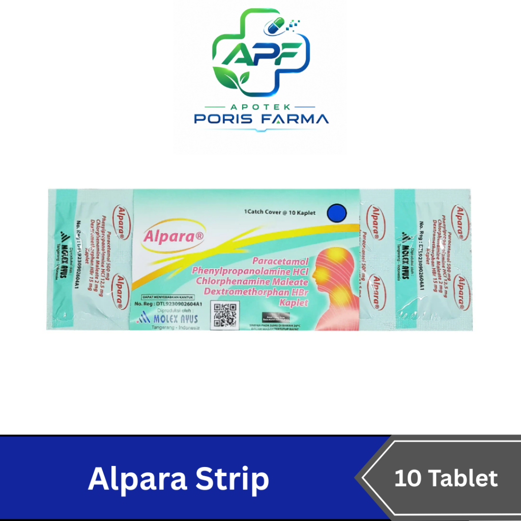 Alpara Isi 10 Tablet - Obat Batuk Pilek