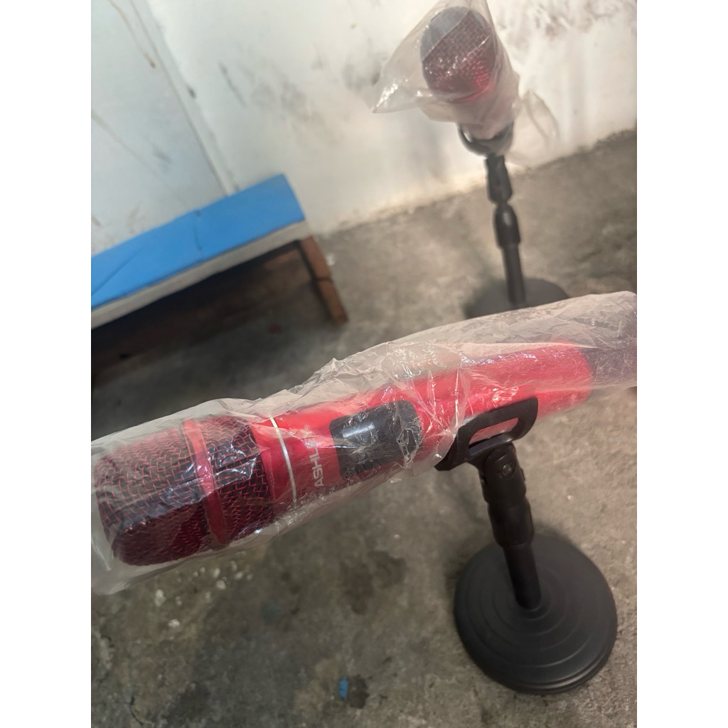 mic wireless ashley profesional artis