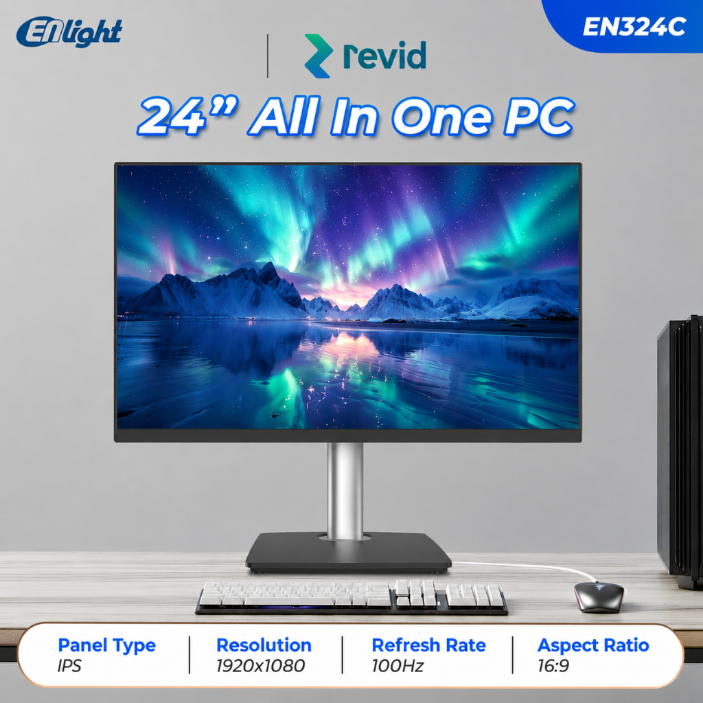 Enlight Monitor  EN324C All In One PC 24 Inch IPS 1920x1080 100Hz 16:9
