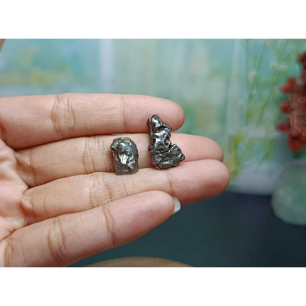 Batu Meteorite Campo Del Cielo Paket (2) Asli meteorite