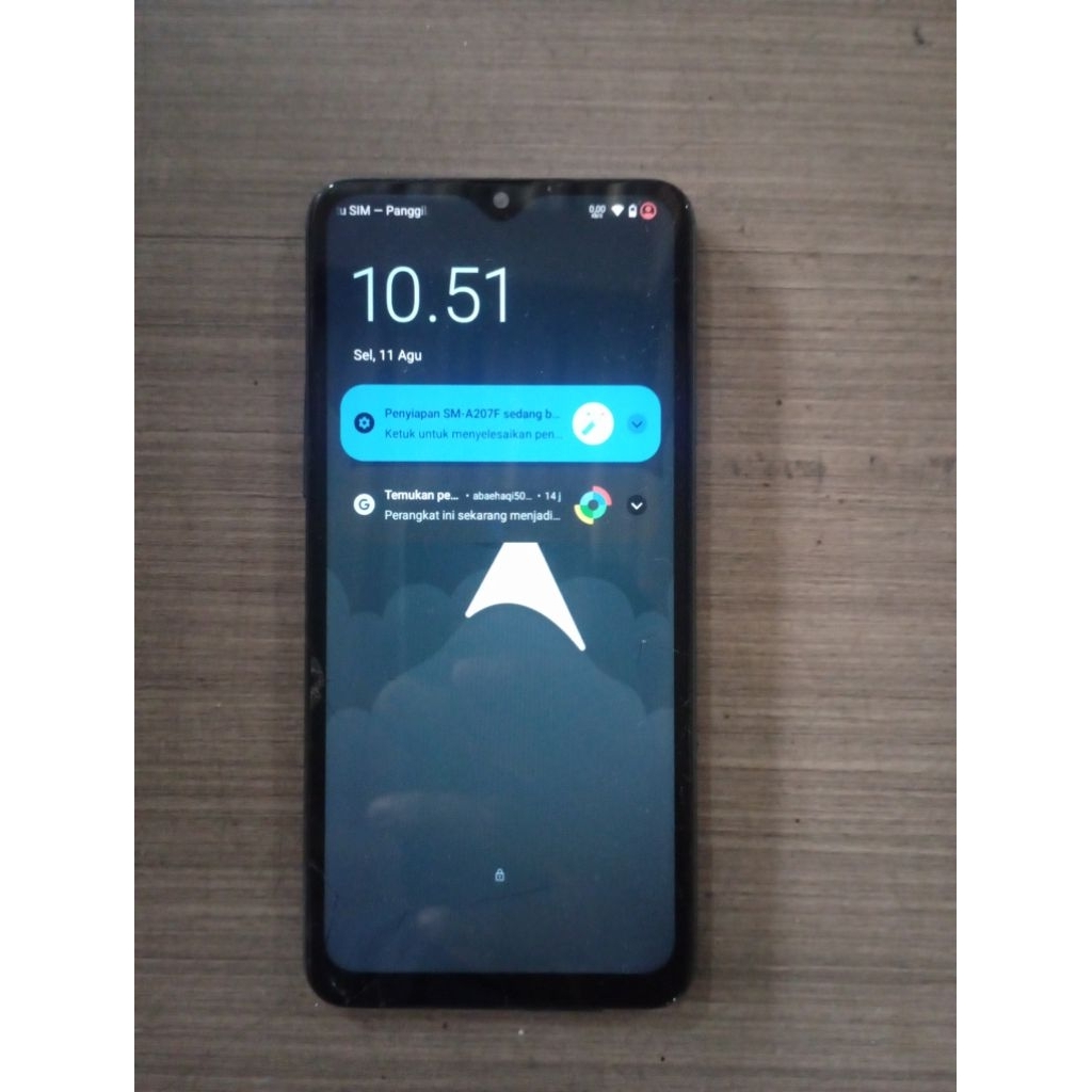 Samsung a20s Second minus