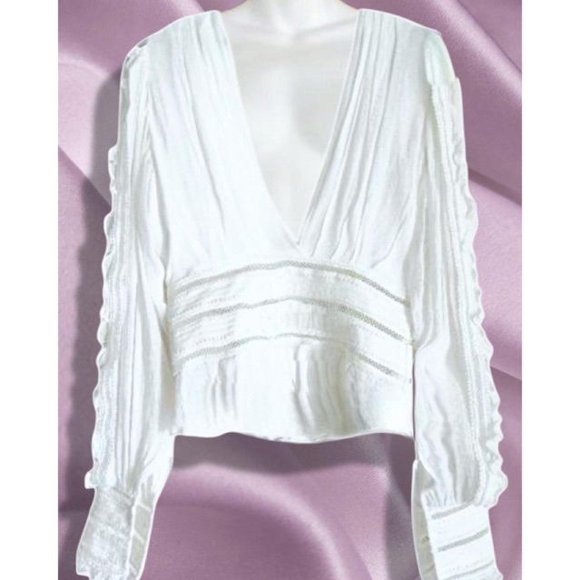 Magali Pascal Embroidered Lace Blouse