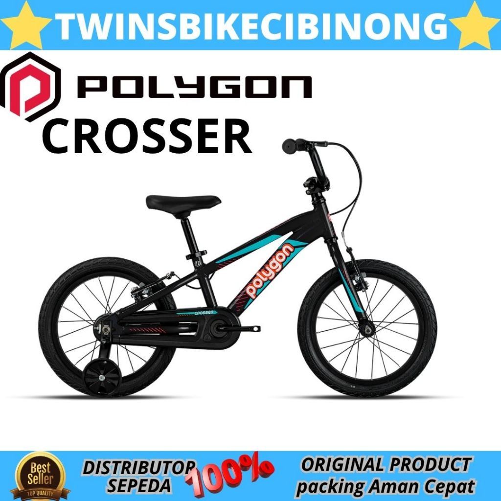 Sepeda Bmx 16 Inc Polygon Crosser Alloy