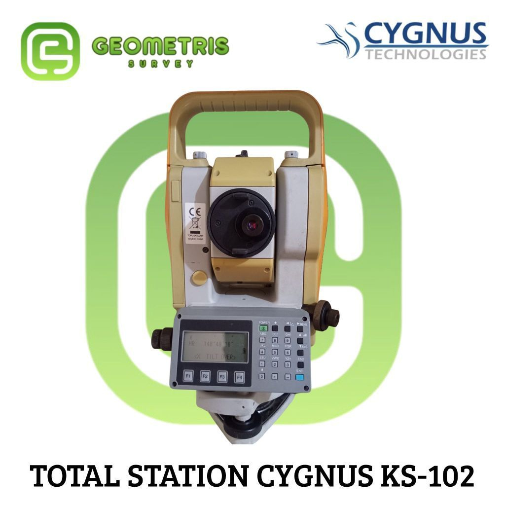 Total Station Cygnus KS 102 Laser Bekas Lengkap Satu Set