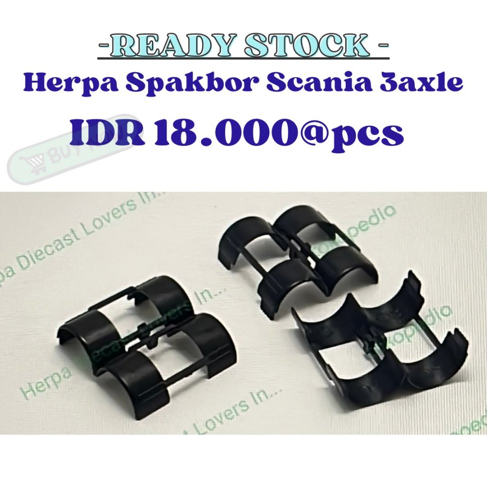 Herpa Spatbor Scania 3axle. 1:87 HO