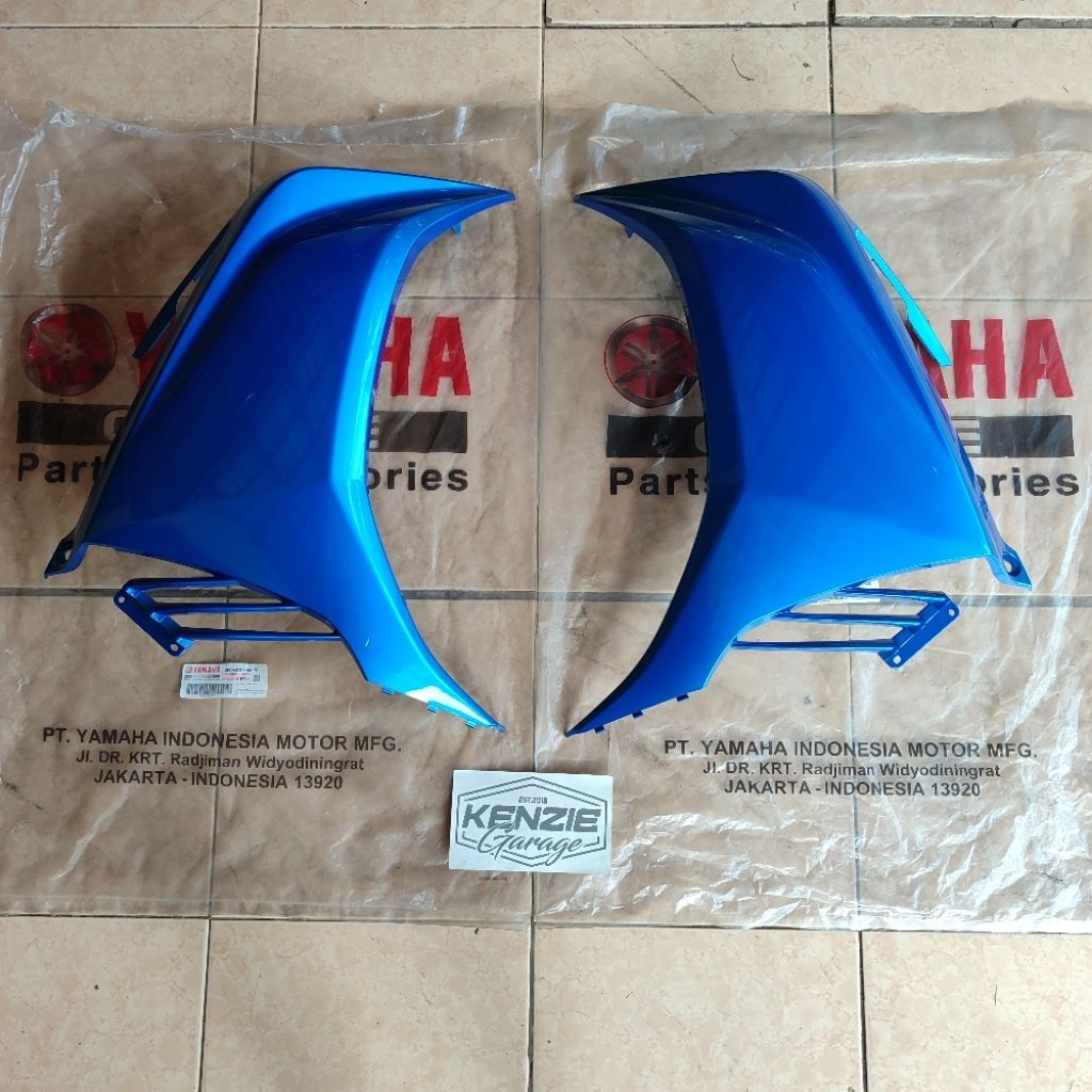 Legshield Sayap Luar Jupiter MX New Biru Muda BMC Original YGP 50C-F8312-00-P6 50C-F8311-00-P6