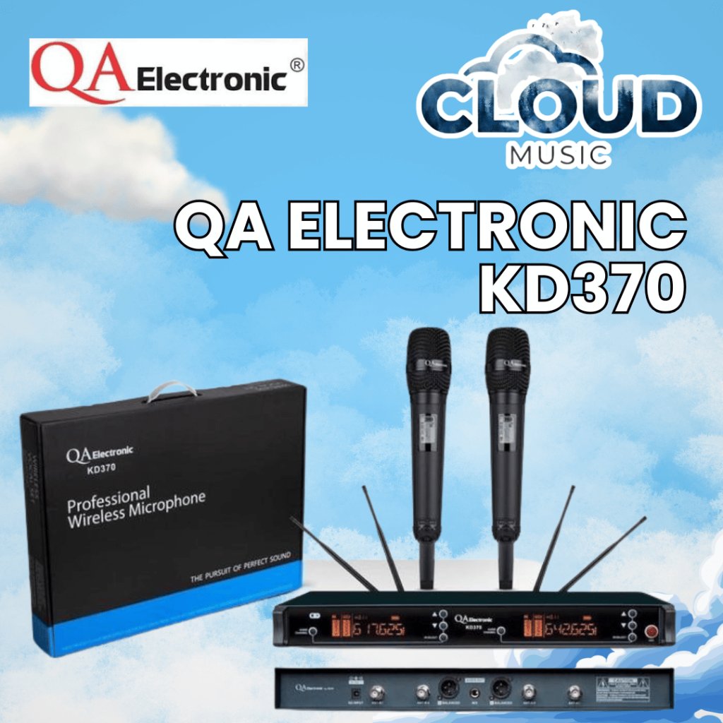 QA ELECTRONIC KD370 – Professional UHF Wireless Microphone System