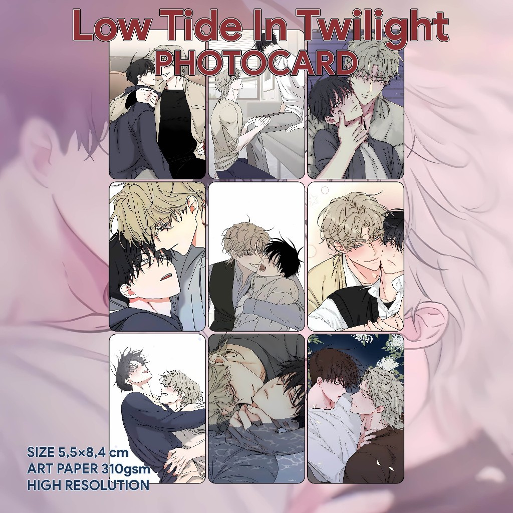 PHOTOCARD MANHWA Low Tide In Twilight / PC Low Tide In Twilight