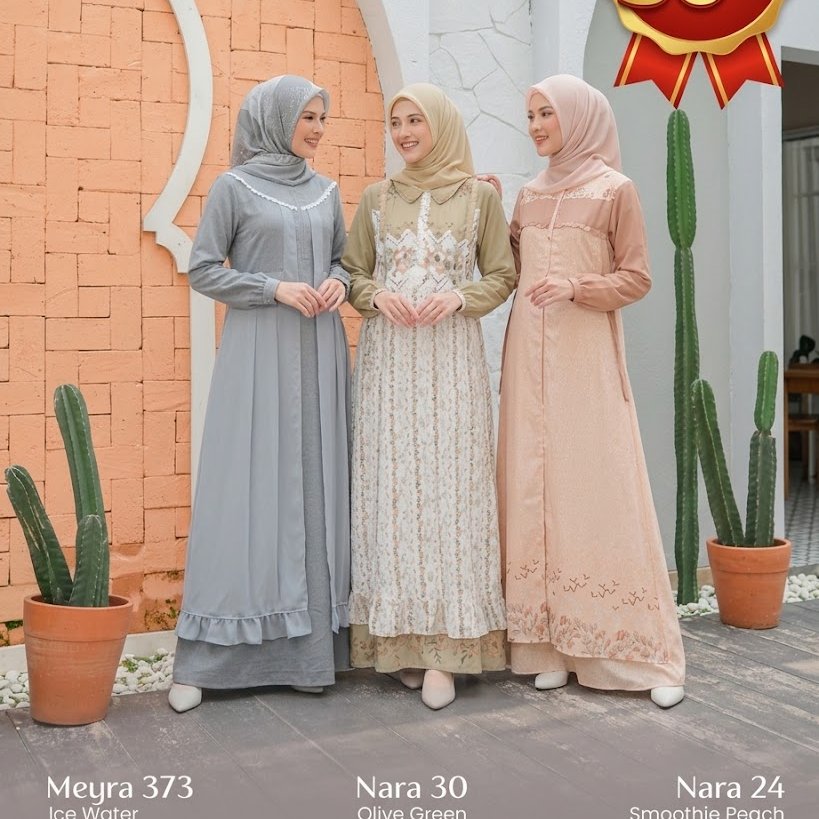GAMIS SEPLY DISKON 50% / GAMIS SEPLY MEYRA 373 ICE WATER / MEYRA 145 RED MARIOT / MEYRA 24 SMOOTHIE 