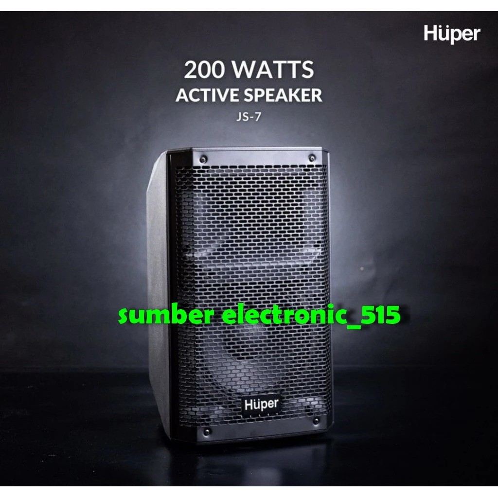Huper Speaker Aktif JS 7 Original - 8Inch Speaker Huper JS7 200 Watt Original