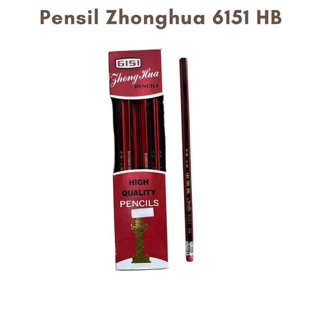 Pensil Kayu Zhonghua 6151 HB