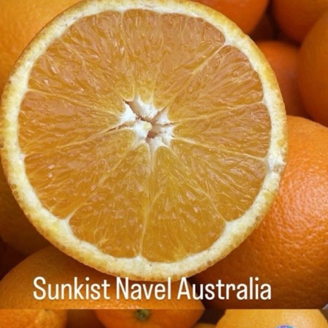 Jeruk Navel Australia Sunkist manis segar tanpa biji 1kg