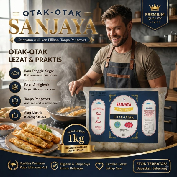 Otak-Otak 1kg Otak - Otak Ikan BPOM Kemasan 1Kg