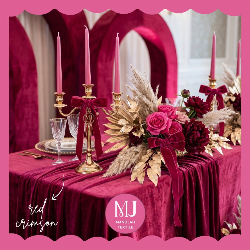 Kain Bludru Velvet Eceran Meteran Murah Harga Per Setengah Meter