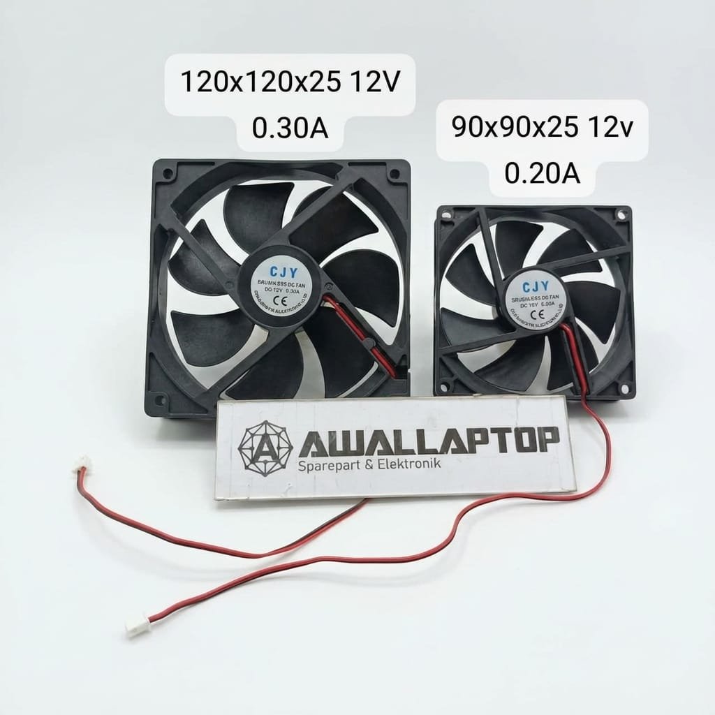 fan 12cm kipas 12x12cm 12v cjy brushless dc fan dc12v 0.30a