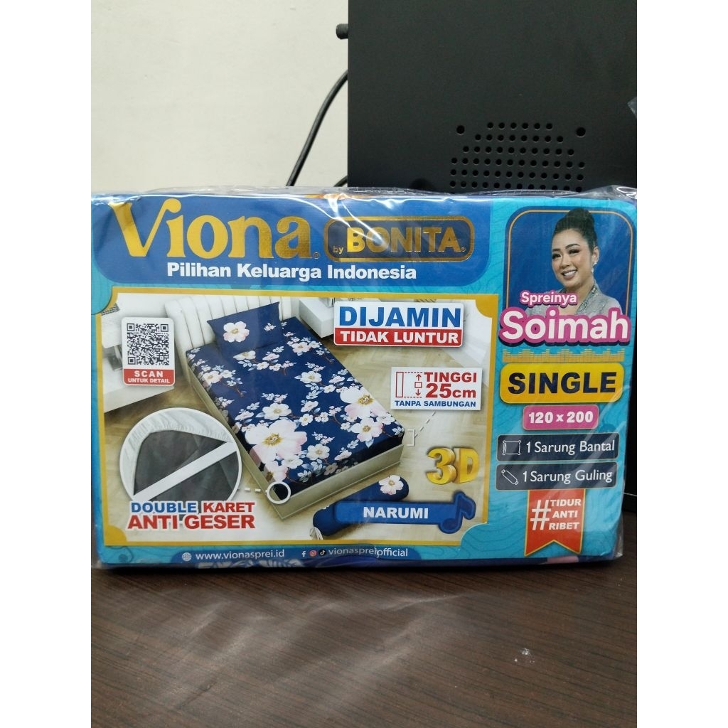 PRELOVED SPREI VIONA BONITA UK 120X200 MURAH