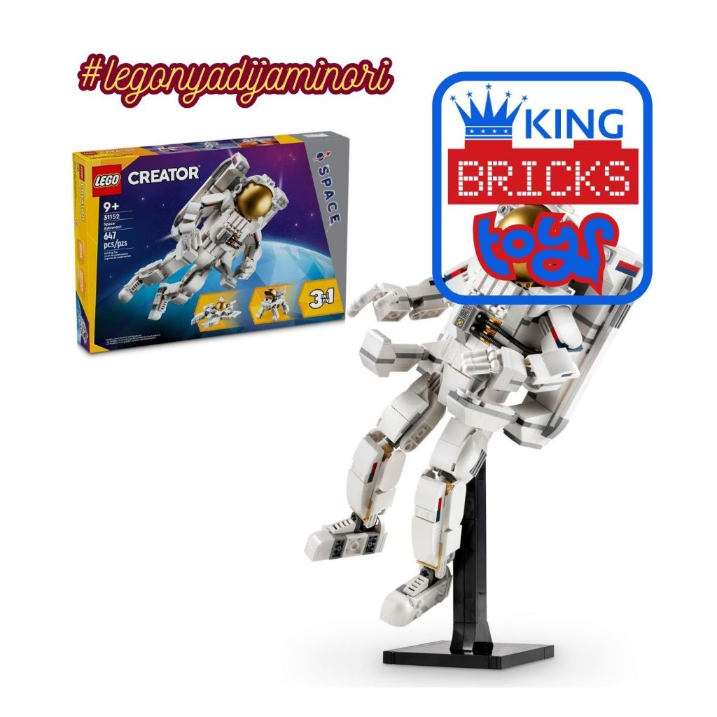 Mainan Anak LEGO 31152 Space Astronaut - CREATOR LEGO Original Astronot Luar Angkasa Murah Jakarta