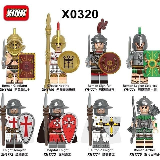 Mainan X0320 KNIGHT TENTARA ARMY ROMAN GLADIATOR MEDIEVAL