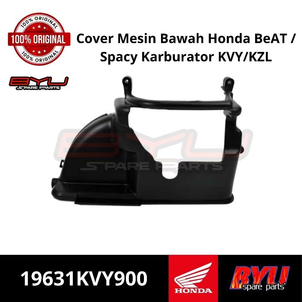 19621-KVY-900 / 19631-KVY-900 Cover tutup Blok Mesin Atas / Bawah Honda Beat / Spacy Karburator KVY 