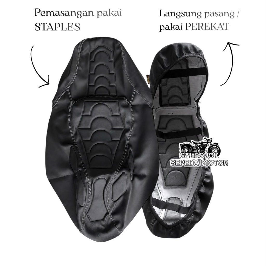 jok motor CUSTOM PREDATOR /kulit jok variasi/sarung jok motor/kulit jok vario/kulit jok scoopy