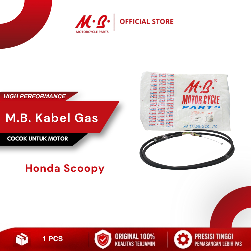 M.B. Kabel Gas Motor Honda Scoopy