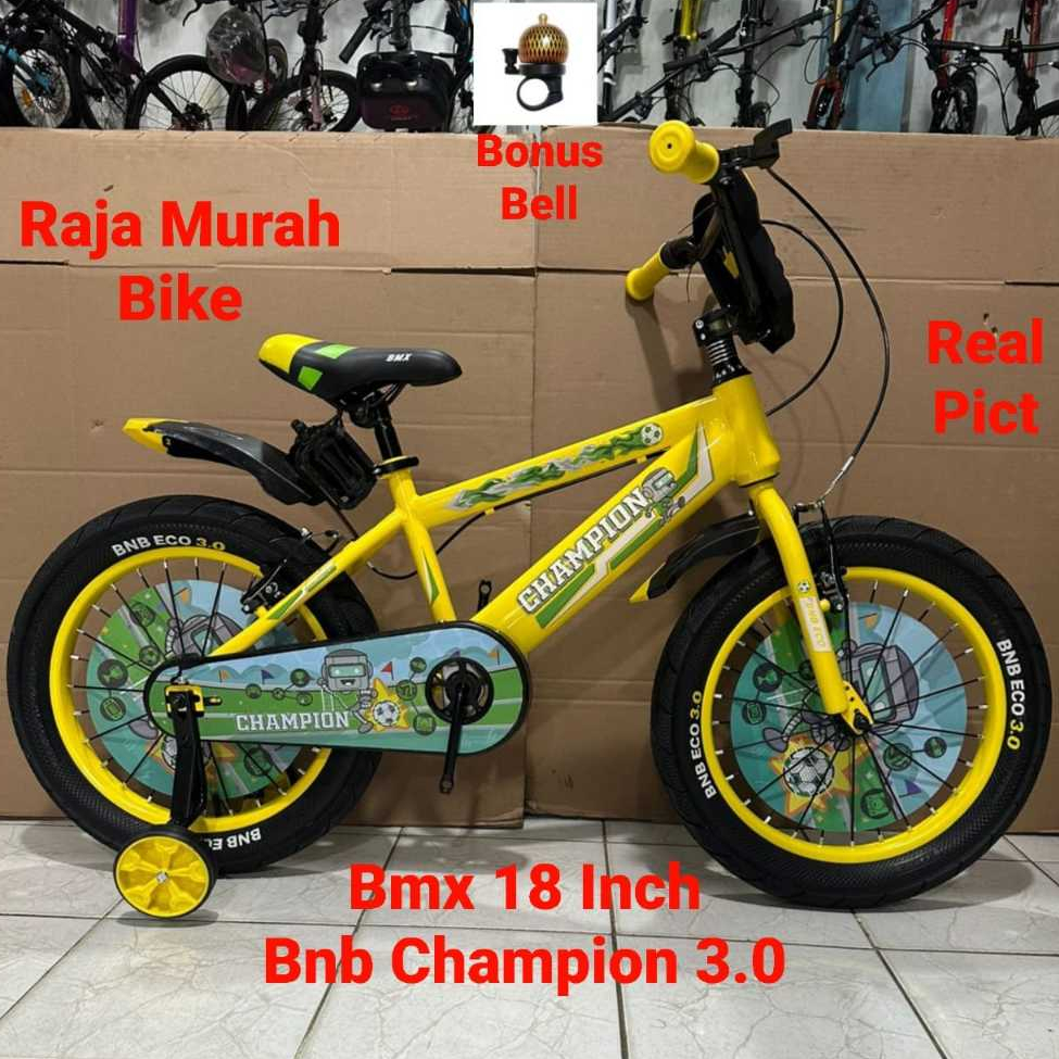 Sepeda Anak Bmx 18 Inch Bnb Champion Sepeda Anak Laki Laki Bnb Champion 18 Inch Terbaru