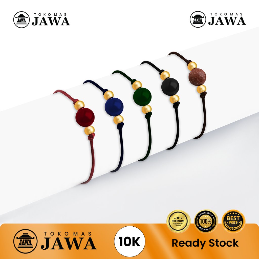 Gelang Tali Emas Wanstone Kadar 10 Karat Toko Mas Jawa