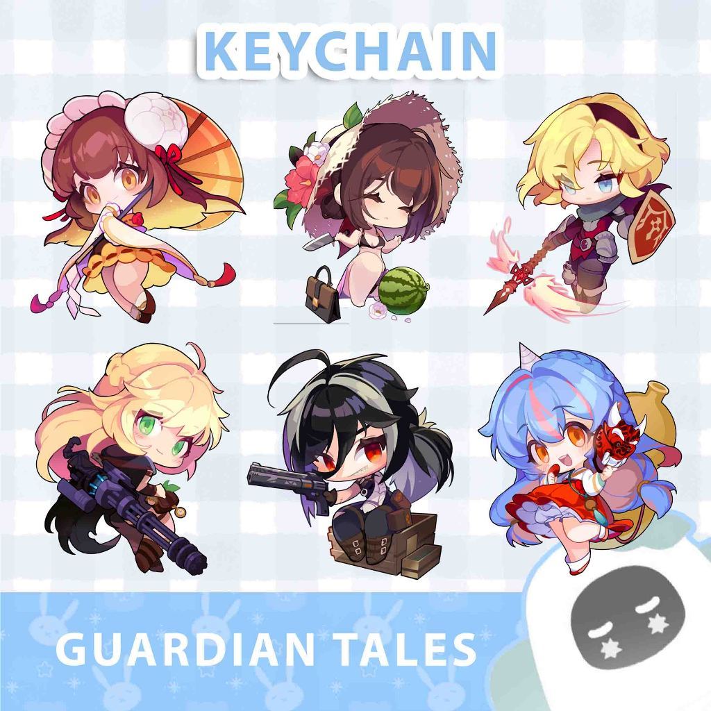 Gantungan Kunci Akrilik / Keychain GUARDIAN TALES