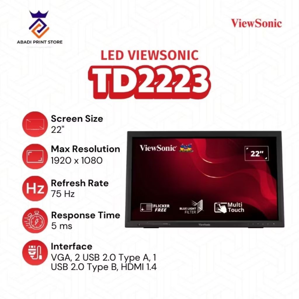 Led Viewsonic TD2223