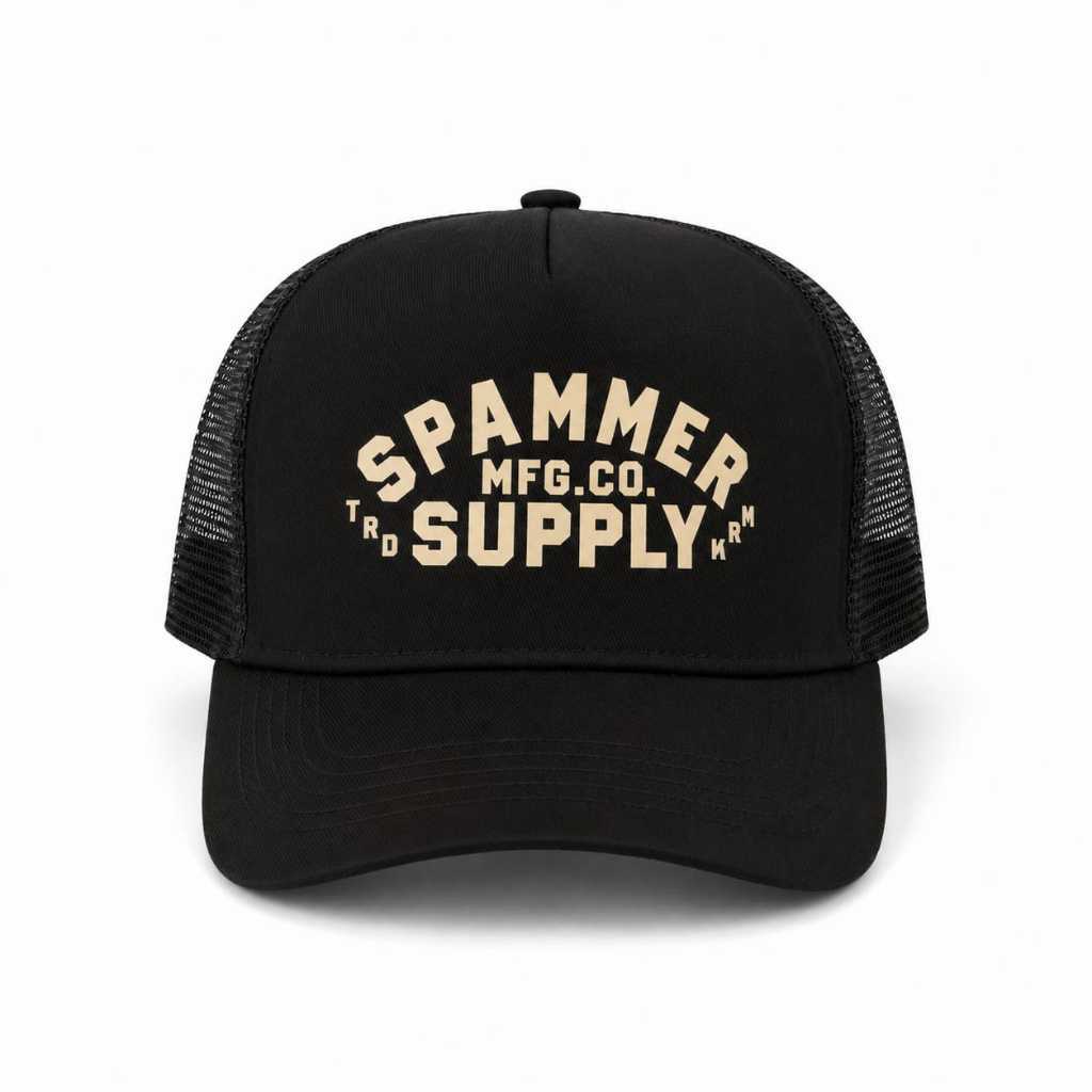 SPAMMER Topi TRUCKER SUPPLY MFG CO HITAM