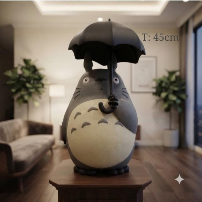 Celengan Totoro Payung Studio Ghibli Coin Bank - Celengan Premium Totoro Super Jumbo