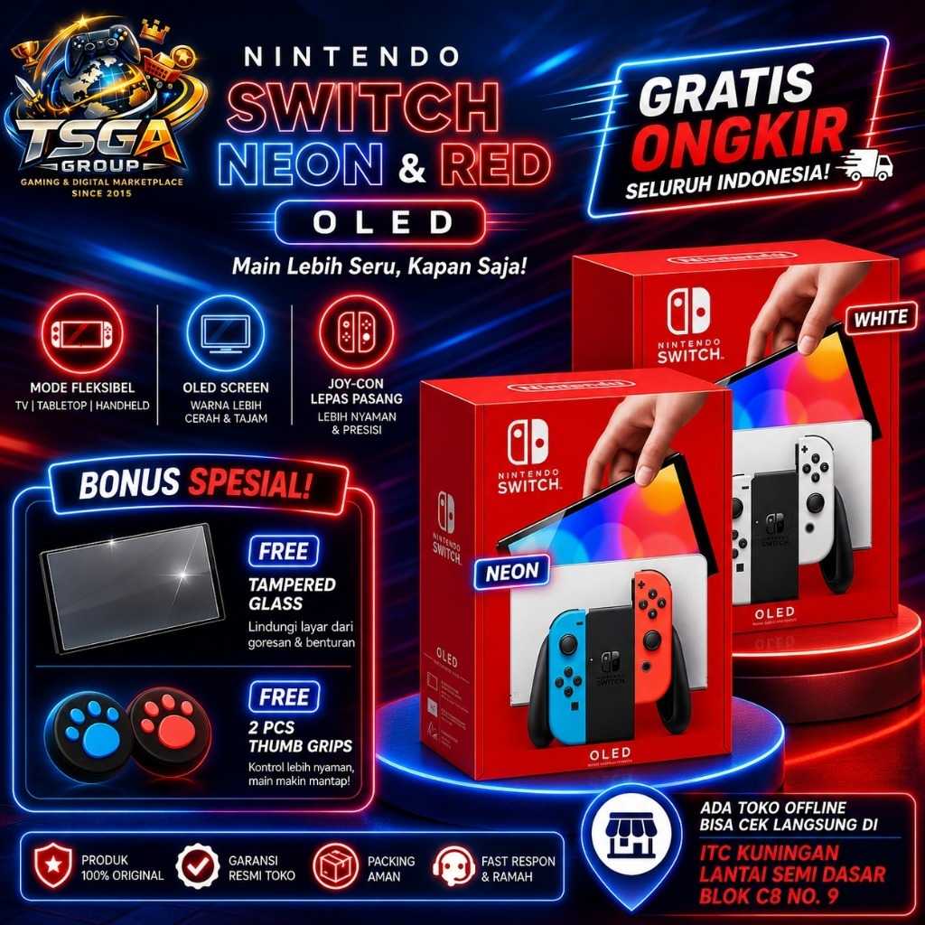 Console Nintendo Switch OLED Neon / Nintendo Switch OLED White
