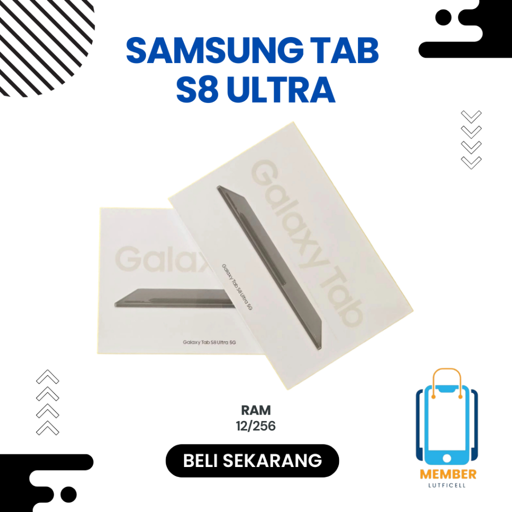 Samsung Galaxy Tab S8 ultra 5G 12/256 second garansi resmi indonesia