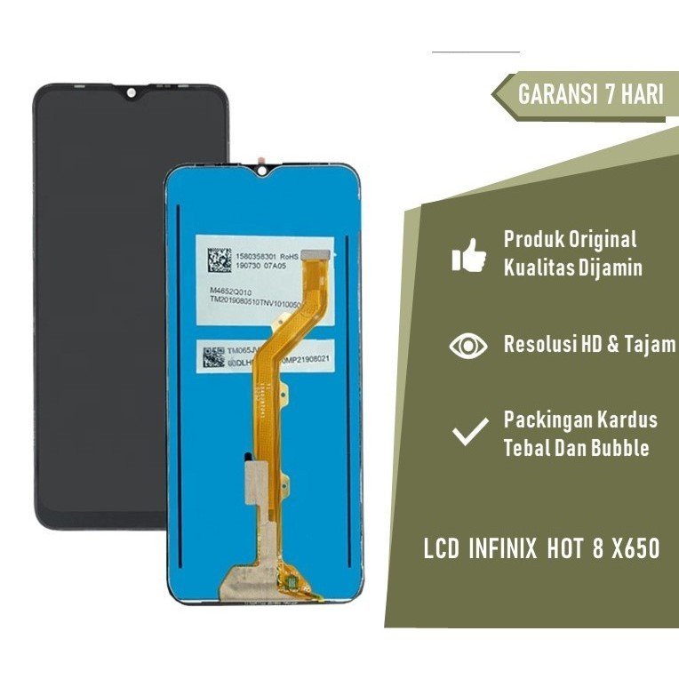 LCD TOUCHSCREEN INFINIX HOT 8 X650 ORIGINAL / LCD INFINIX HOT 8