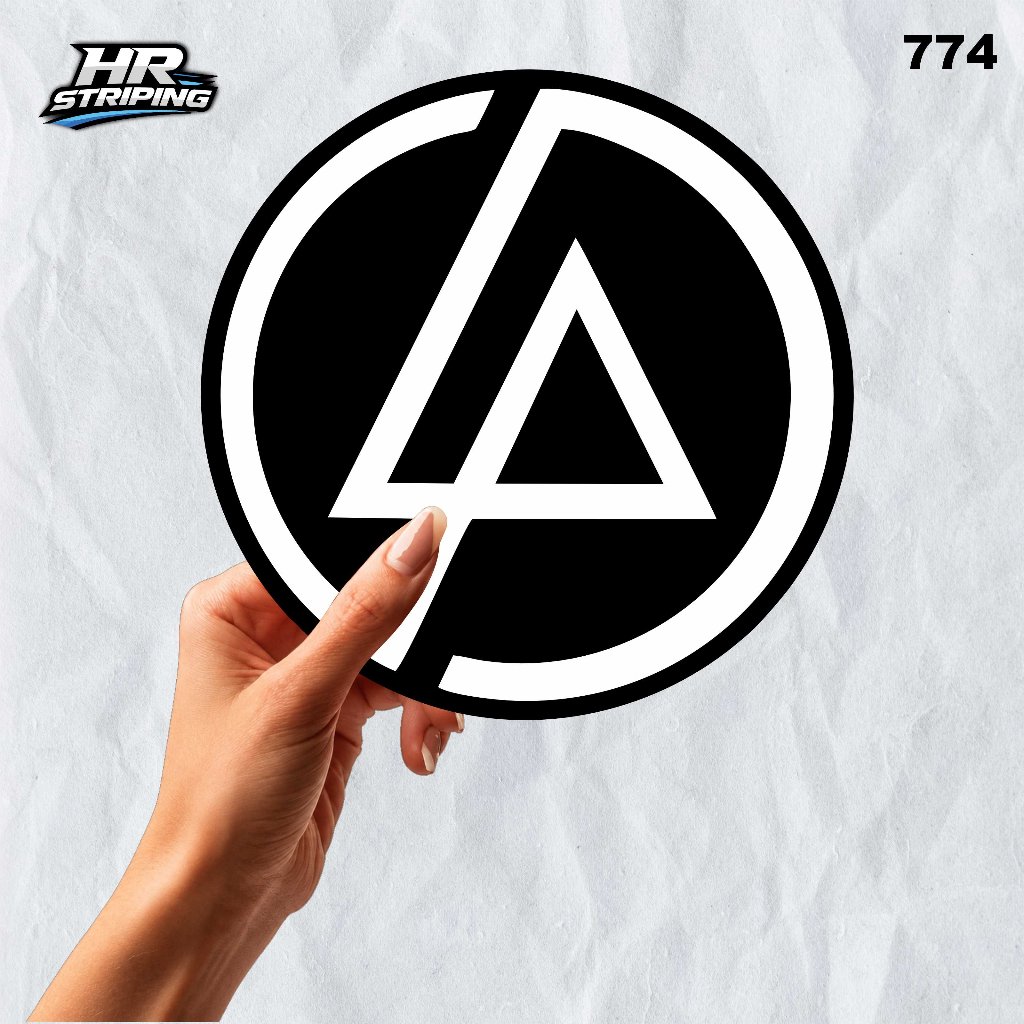 Stiker Vinyl Linkin Park Emblem Tahan Lama Outdoor Indoor