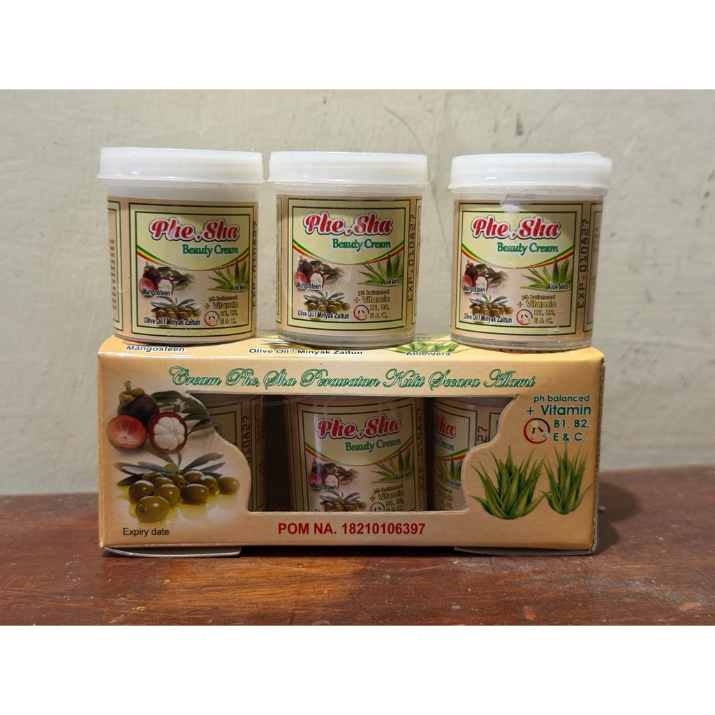 Phe Sha Beauty Cream BPOM NA Exp 2027