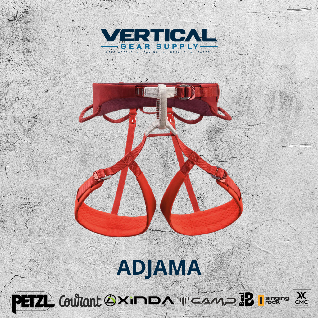 PETZL ADJAMA Terbaru Original – Safety Climbing Harness Panjat Tebing Outdoor