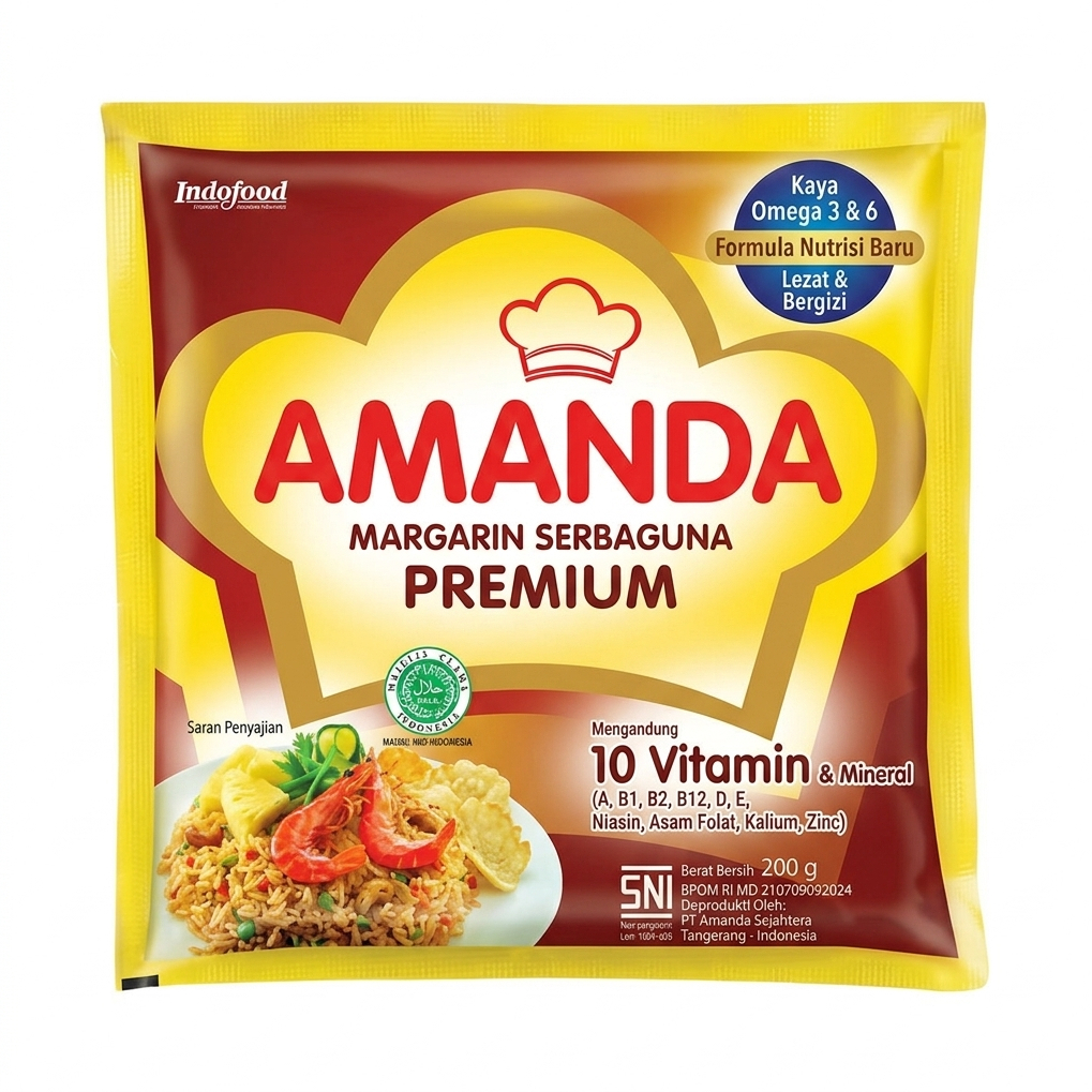 Margarin amanda 200g/margarin serbaguna/margarin
