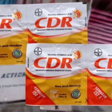 CDR EFFERVESCENT 1 SACHET @2 TABLET